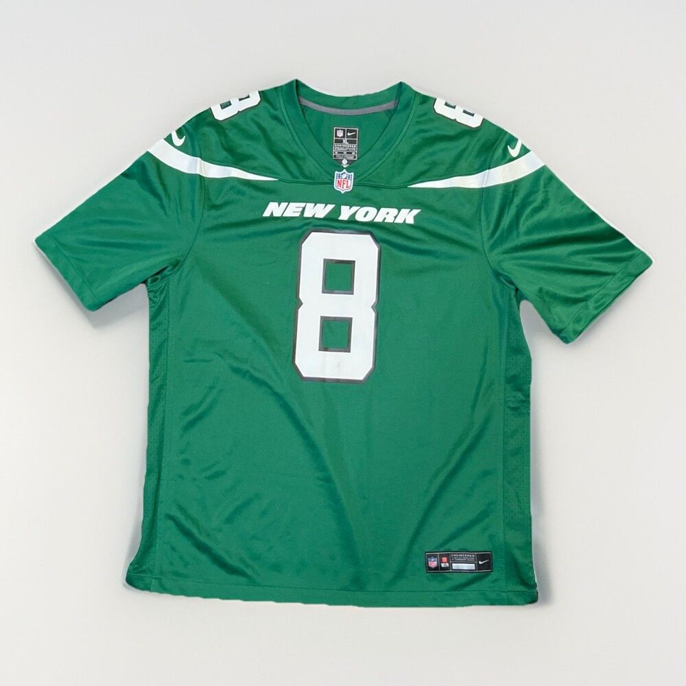 Aaron Rodgers Jets Jersey Size XL Nike Engineered Green #8